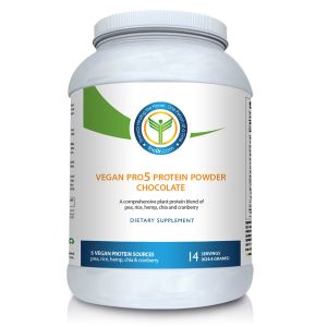  Vegan Pro 5 Protein Powder Chocolate – 14 svgs